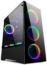 B-Voguish-Rgb Gaming PC ATX Case, Include: 6 X 120Mm ARGB Fans, 1 X 10 Fans Cont picture
