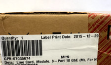 Brocade NI-MLX-10GX8-M MLX/MLXe 8 Port 10 Gigabit Ethernet Expansion Module picture