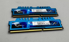 LotOf2 RipJaws X G.Skill DDR3 8GB Each 2x8GB =16GB PC3 1600MHz RAM Memory B/Blue picture