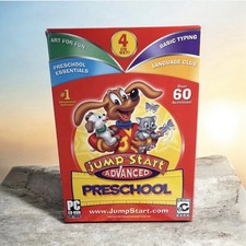 Jump Start Advanced Preschool  4 CD-ROM Set PC Game Windows XP 2010 Small Box picture