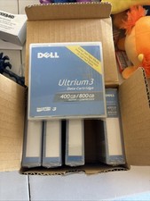 Dell LTO Ultrium 3 Data Cartridge 2.50TB/6.25TB RWK0N 3W22T 5-Pack  picture