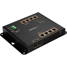 StarTech IES101GP2SFW 8-Port PoE+ Gigabit Switch Industrial picture