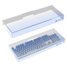 KC04 Acrylic Clear Transparent Keyboard Cover(17.4 * 6.5 * 1.9 inch) with Dus... picture
