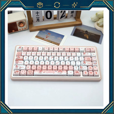 136 Keys PBT Keycaps Set for MX Mechanical Keyboards - My Melody Design, Dye-Sub picture