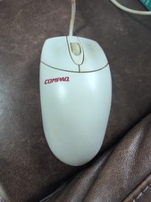 Vintage Compaq Logitech 3 Button Scroll Wheel Mouse M-S48a Used picture