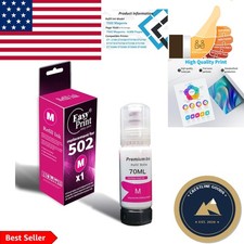 Magenta Replacement Ink Bottle for T502 T522 - Fits Ecotank Models, 6000 Prints picture