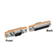 10PCS DB9 Male to DB25 Female AT Modem Mini Adapter Low Profile Shielded RS-232 picture