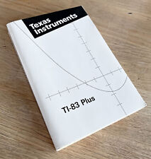 Texas instruments TI-83 Plus Manual / 1999 Softcover picture