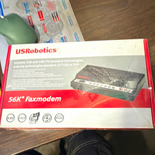 USRobotics 56K Faxmodem External Dial-Up Modem Model 56K Faxmodem V.92 V.90 picture