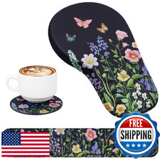 EYROZILL 3 in 1 Ergonomic Mousepad with Wrist Rest Gaming Keyboard Mouse Pad wit picture