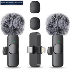 MAYBESTA Wireless Mini Microphone for mini, Black(All iPhones & Androids) picture