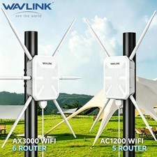 WAVLINK AC1200 AX3000 WiFi Outdoor Extender 2.4/5Ghz Router Long Range Repeater picture