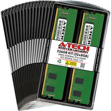 A-Tech 256GB 32x 8GB 1Rx8 PC4-25600R DDR4 3200 ECC REG RDIMM Server Memory RAM picture