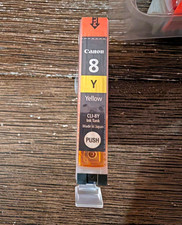 Canon CLI-8Y Yellow Ink Tank Genuine/Original Inkjet Cartridge picture