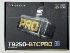 BIOSTAR TB250-BTC Pro Motherboard with Intel Celeron G4400 2.8GHZ Iike New picture