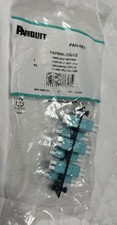Lot of 6 Panduit FAP6WAQDLCZ Fiber Adapter Panels. MM LC Duplex Adapters OM3/OM4 picture