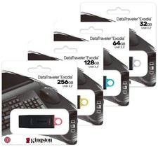 Kingston DTX 32GB 64GB 128GB 256GB DataTraveler Exodia USB 3.2 Gen 1 Drive LOT picture