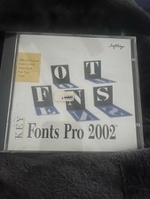 Key Fonts Pro 2002 CD ROM New Sealed picture