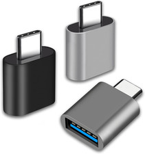 3-Pack USB C to USB Adapter Type C Thunderbolt 4 OTG Converter USB C Male to USB picture