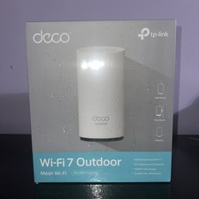 TP-Link Deco BE25-Outdoor BE5000 Dual-Band Wi-Fi 7 Outdoor Mesh Extender SEALED picture