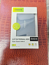 Maxone 500GB Ultra Slim Portable External Hard Drive  NEW  SEAL picture