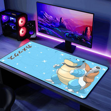 Blastoise Starter Pokemon Gaming Mouse Pad Desk Accessories Japanese Anime DP369 picture