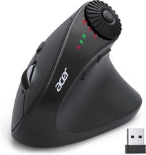 Acer OMR290 Dual Mode Ergonomic Wireless Mouse Black picture
