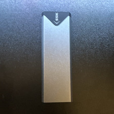 SSK SHE-C320 External M.2 SSD Enclosure Adapter, USB-C, Aluminum, Gray picture