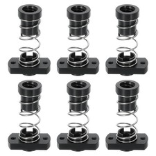 6Pcs Anti Backlash Spring Loaded Nut(2mm Pitch, 2 Start, 4mm Lead, 2-M3 Holes) picture