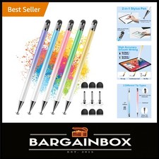 High Sensitivity 5-Pack Touchscreen Stylus Pens - for iPhone/iPad/Android Users picture