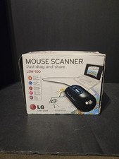LG LSM-100 Mouse Scanner Smart Scan Black MCL1U 1200 DPI Mac / Windows XP / 7 picture