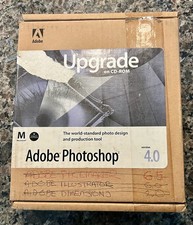 Adobe Photoshop Upgrade 4.0 for Macintosh Application And Tutorial CDs Vintage picture