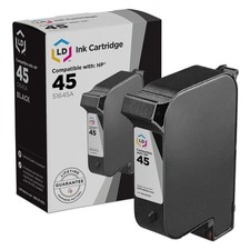 LD  Replacement Fits for HP 45 51645A Black Ink Cartridge 1100 Page Yield picture