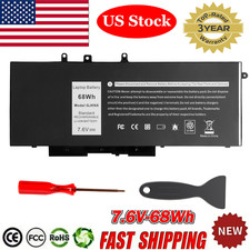 Lot GJKNX 68Wh Battery for Dell Latitude 5480 5580 5490 5590 GD1JP 5YHR4 DY9NT picture