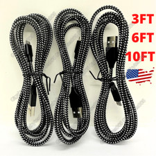 3/6/10FT Micro USB Fast Charging Cable Cord For Samsung LG Android Phone Charger picture