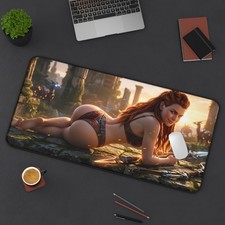 Aloy Desk Mat Computer Desk Mat Horizon Zero Dawn Desk Pad Gamer Gift Decor picture