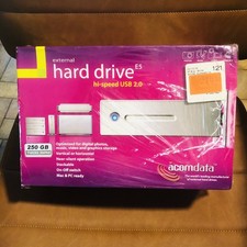 Sealed New Boxed Acomdata External Hard Drive 250GB USB 2.0 SKU 318391 picture