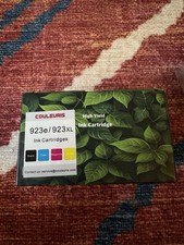 COULEURIS Compatible HP 923e 923XL High Yield Ink Cartridge 4-Pack CMYK picture