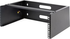 StarTech.com 4U Wall Mount Network Rack - 14 Inch Deep (Low 4U, Black  picture
