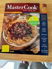 Mastercook Deluxe 5.0 PC CD learn to cook book recipes meals shopping lists tool picture