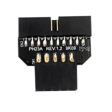 New Panel Plug-in Adapter Computer Motherboard USB3.0 19/20pin To USB2.0 9pin- picture