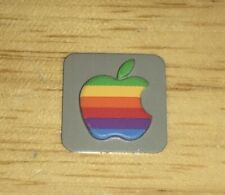 1984 Macintosh 128K M0001 Grey Apple Rainbow Logo REAR Case EMBLEM Mac 512K NICE picture