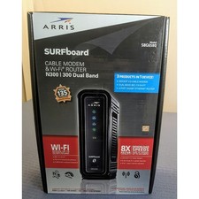 Arris Surfboard Cable Modem & Wi-Fi Router N300-300 Dual Band (SBG6580) picture