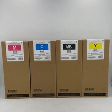 New Epson R12 41AE6740G Black, Yellow, Cyan and Magenta Ink Cartridges picture