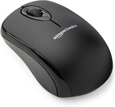 Amazon Basics 2.4GHz Wireless Mouse with USB Nano Receiver in Black (A326) picture