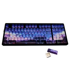 JSJT PBT Keycaps SidePrinted Keycap Set Double Shot Shine Through Custom Keyc... picture