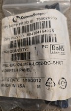 BRAND NEW Commscope 760028209 PNL-BK-024-MFA-LC02-BG-SHUTTERED Adapter Panel picture