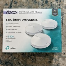 TP-Link Deco M9 Plus AC2200 Smart Home Mesh Wi-Fi System 3 Pack picture