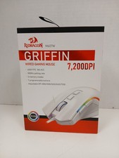 Redragon M607W Griffin Wired Gaming Mouse, White picture
