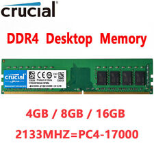 Crucial DDR4 4GB 8GB 16GB 2133Mhz  PC4-17000 288pins Desktop Memory Dimm Ram picture